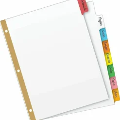 Avery Big Tab Write & Erase 8-Tab Dividers (23079)