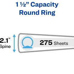 Avery Economy View 3 Ring Binder, 1.5