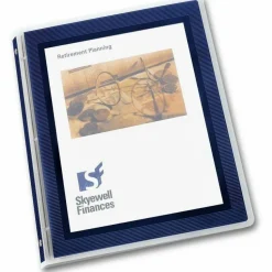 Avery Flexi-View 3 Ring Binder, 1/2" Round Rings, Navy Blue, 1 Binder
