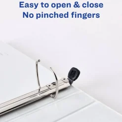 Avery Heavy-Duty Framed View 3-Ring Binder, 1" One Touch EZD Rings, Navy Blue, 1 Binder