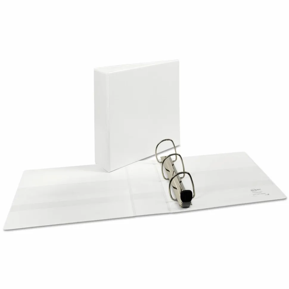 Avery Heavy-Duty View 3 Ring Binder, 3" One Touch EZD Rings, White, 1 Binder