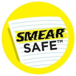 Avery Hi-Liter SmearSafe Highlighters, Chisel Tip, Desk-Style, Fluorescent Blue, Pack Of 12 Highlighters