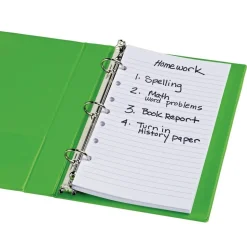 Avery Mini Binder Filler Paper, Fits 3-Ring/7-Ring Binders, 5-1/2