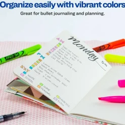 Avery Pen Style Highlighters, Chisel Point Style, Assorted Fluorescent, Pack Of 4