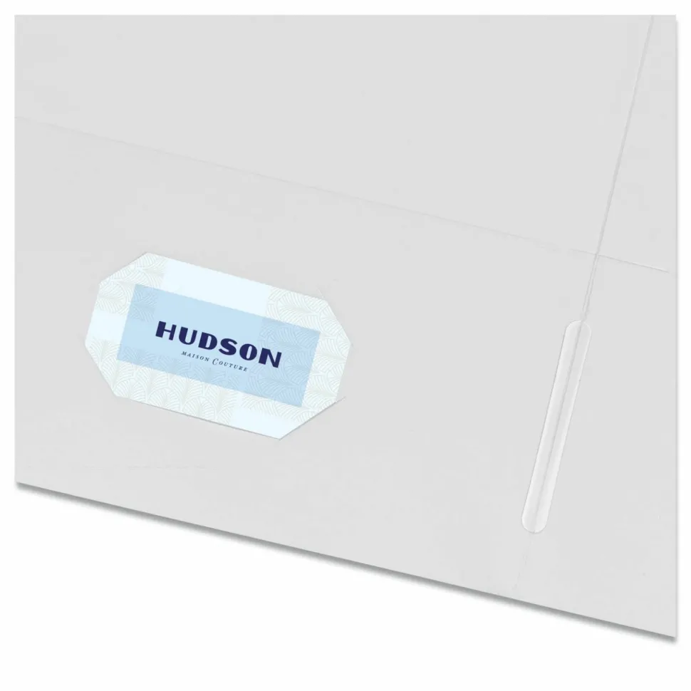 Avery 2-Pocket Folders, Letter Size, White, Pack Of 25