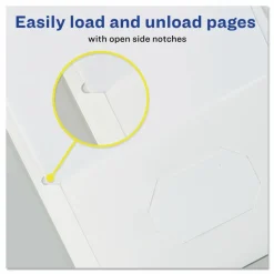 Avery 2-Pocket Folders, Letter Size, White, Pack Of 25