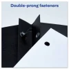 Avery Two Pocket Folders With 3 Prong Fasteners, 8-1/2" x 11", Holds 70 Sheets, Black, Box Of 25 Folders