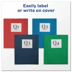 Avery Two Pocket Folders, 8-1/2