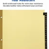 Avery A-Z Dividers For 3 Ring Binders, Pre-Printed Black Leatherette Tabs, 25-Tabs, 1 Binder Divider Set