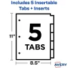 Avery Big Tab Insertable Plastic Dividers