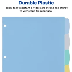 Avery Big Tab Write & Erase Plastic Dividers