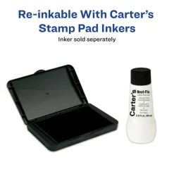 Avery Carter's Felt Stamp Pad, 3.15" x 6.12", Black