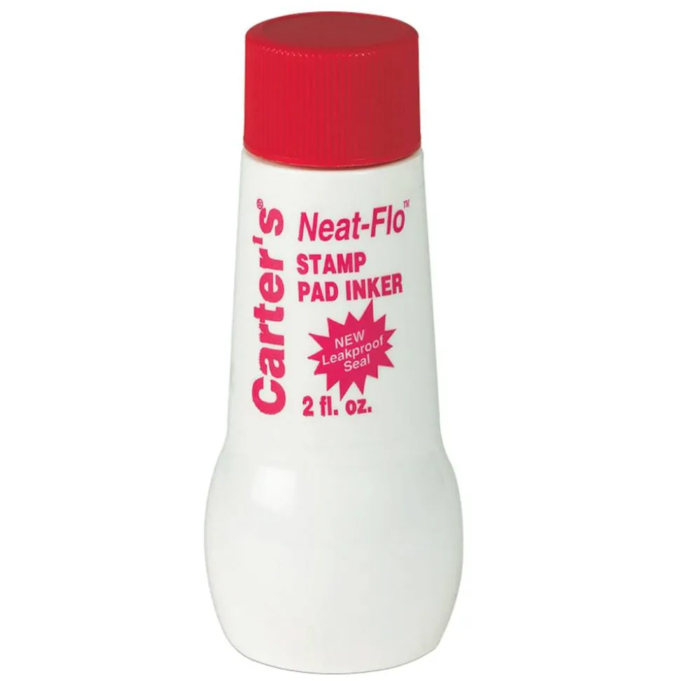 Avery Carter's Neat-Flo Stamp Pad Inker, Red