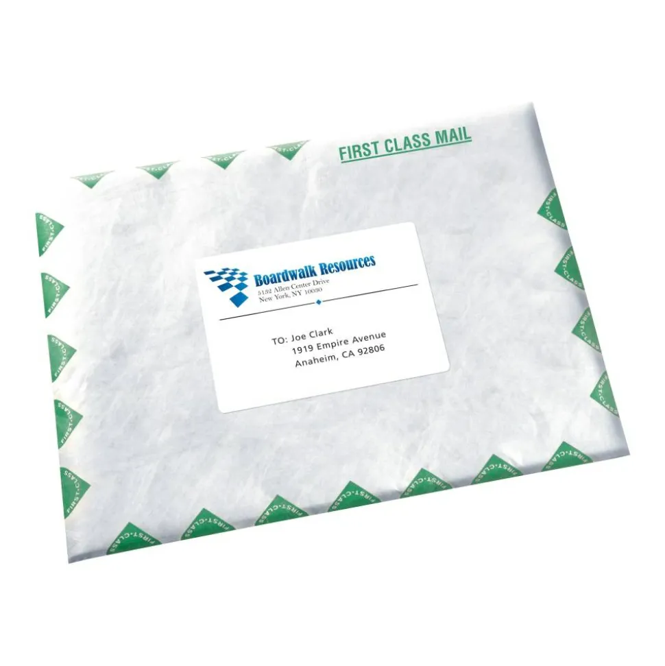 Avery Continuous Form Permanent Address Labels, 4076, Rectangle, 5" x 2 15/16", White, Box Of 3,000