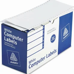 Avery Continuous Form Permanent Address Labels, 4022, Rectangle, 4