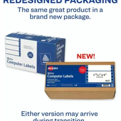 Avery Continuous Form Permanent Address Labels, 4022, Rectangle, 4