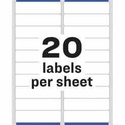 Avery Easy Peel Address Labels With Sure Feed Technology, 5961, Rectangle, 1