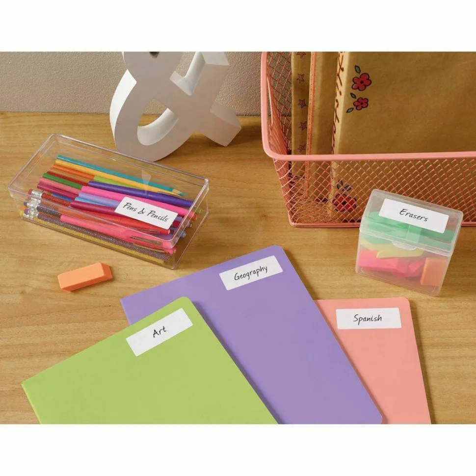Avery Easy Peel Address Labels With Sure Feed Technology, 5160, Rectangle, 1" x 2-5/8", Matte White, Box Of 3,000