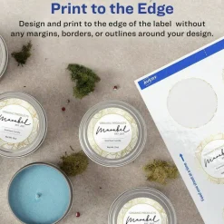 Avery Easy Peel TrueBlock Print-To-The-Edge Inkjet/Laser Labels, Round, 22807, 2