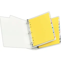 Avery Heavy Duty Plastic Dividers With White Tab Labels, 8 1/2