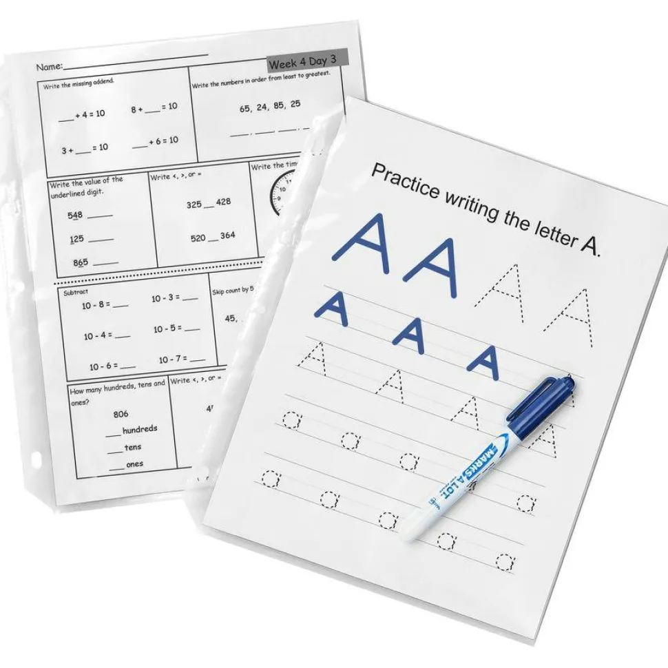 Avery Heavyweight Easy Load Sheet Protectors, 8-1/2" x 11", Diamond Clear, 25 Document Protectors