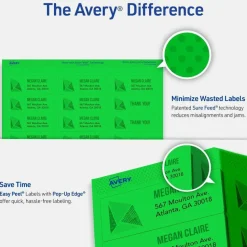 Avery High-Visibility Permanent Laser ID Labels, 5971, 1