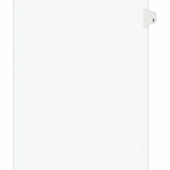 Avery Individual Legal Exhibit Dividers, Avery Style, #2, Side Tab, Letter Size, Pack Of 25