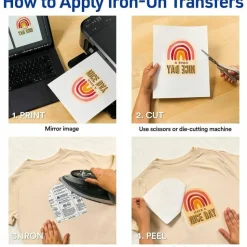 Avery Inkjet Printer T-Shirt Transfer Paper, 3275, Letter Size (8 1/2