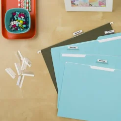 Avery Insertable Self-Adhesive Index Tabs With Printable Inserts, 1.5