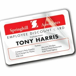 Avery Laminated I.D. Cards, Box Of 30