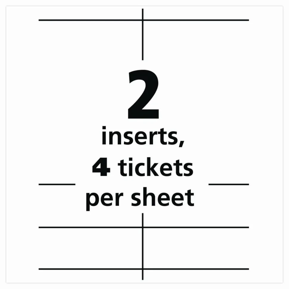 Avery Lanyard-Style Badge Holder w/Laser/Inkjet Inserts, Top Load, 4.25 x 6, WE, 75/PK