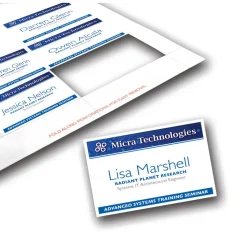 Avery Laser Name Badge Inserts, 2 1/4