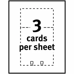 Avery Laser Rotary Cards, 3