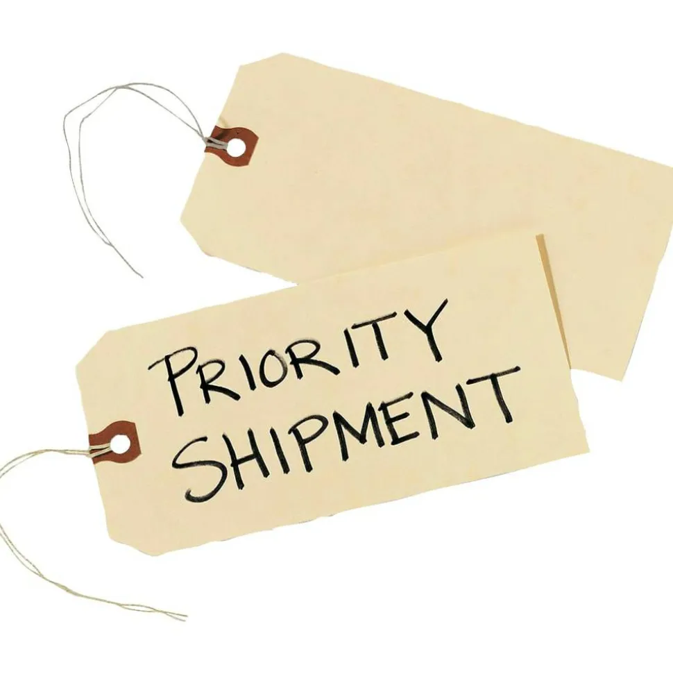 Avery Manila "G" Shipping Tags - 6.20" Length x 3.13" Width - Rectangular - String Fastener - 1000 / Box - Manila