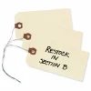 Avery Manila "G" Shipping Tags - 6.25" Length x 3.13" Width - Rectangular - Wire Fastener - 1000 / Box - Manila