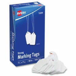 Avery Marking Tags, Strung, 1-3/4