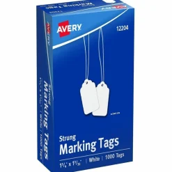 Avery Marking Tags, Strung, 1-3/4