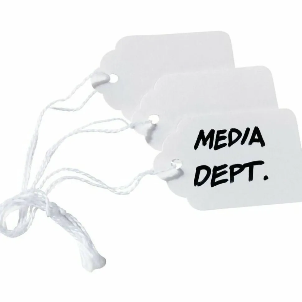 Avery Marking Tags, Strung, 2-3/4" x 1-11/16" , 1,000 Tags (12201)