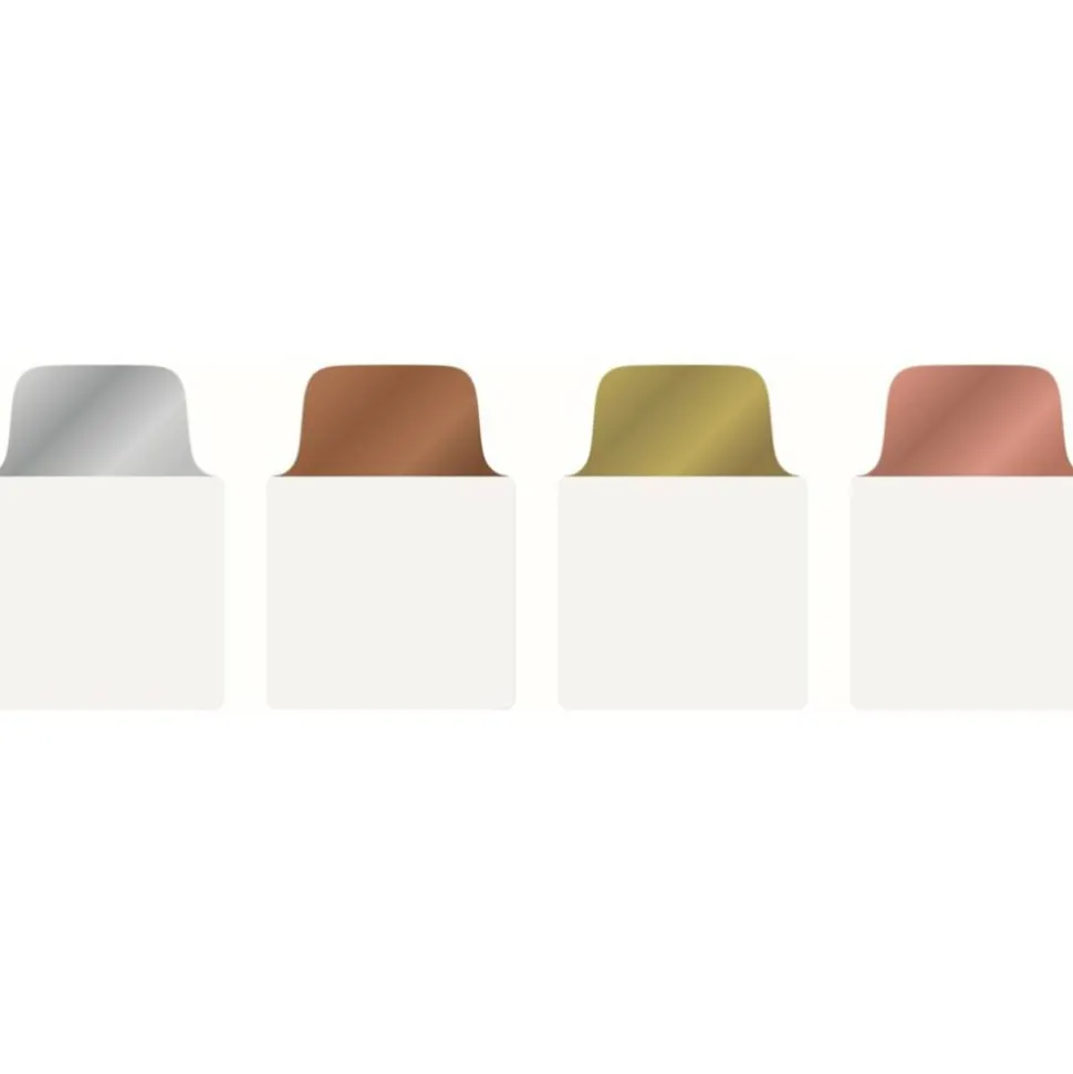 Avery Metallic Color Mini Ultra Tabs - Write-on Tab(s) - 1.50" Tab Height x 1" Tab Width - Gold, Silver, Rose Gold, Copper Tab(s) - 40 / Pack