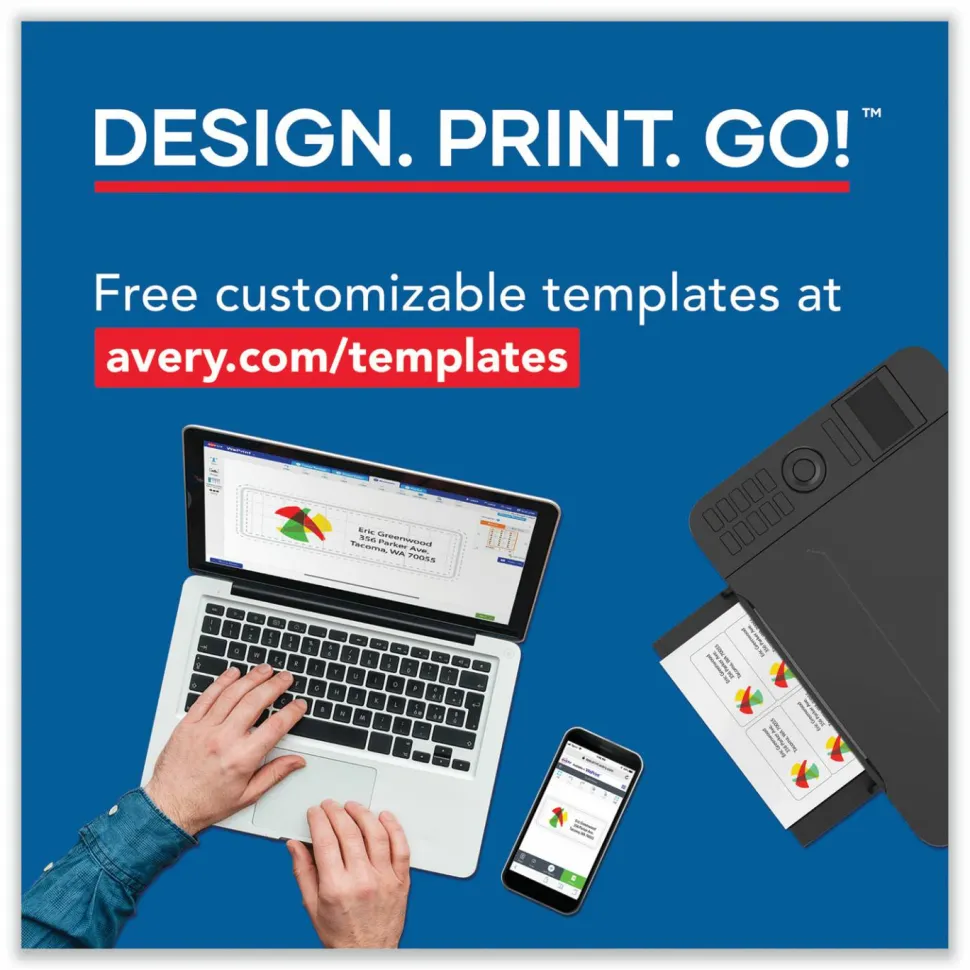 Avery Microperforated Business Cards with Sure Feed(R) Technology