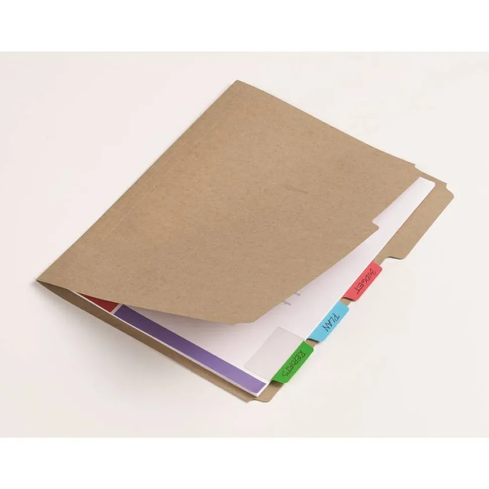 Avery Multiuse Ultra Tabs, 2-Side Writable, 2" x 1.5", Red/Blue/Green, Pack Of 48 Repositionable Tabs