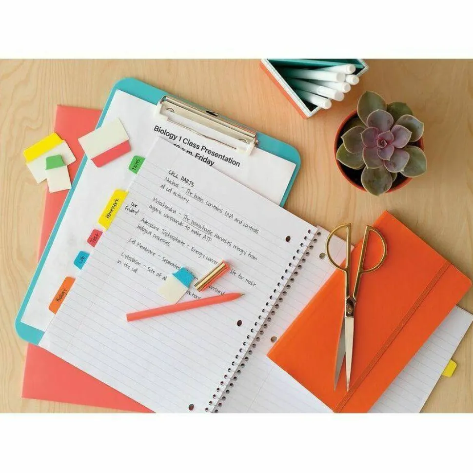 Avery Multiuse Ultra Tabs, 2-Side Writable, 2" x 1.5", Red/Blue/Green, Pack Of 48 Repositionable Tabs