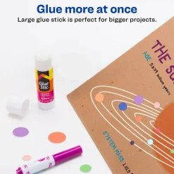 Avery Permanent Glue Stic, Washable, Non-Toxic, 1.27oz, 6 Total Glue Sticks