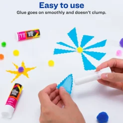 Avery Permanent Glue Stic,, Washable, Nontoxic, 0.26 oz., 3 Glue Sticks
