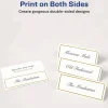 Avery Place Cards, 1-7/16" x 3-3/4" , Gold Border, 150 Cards (35701)