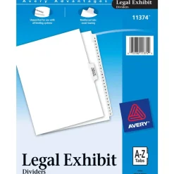 Avery Premium Collated Legal Dividers Avery Style, Side-Tab, A-Z & Table Of Contents, 8 1/2