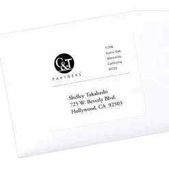 Avery PRES-a-ply Labels for Laser and Inkjet Printers, AVE30604, Rectangle, 3 1/3