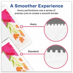 Avery Printable Business Cards With Sure Feed Technology For Inkjet Printers, 2