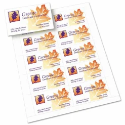 Avery Printable Clean Edge Business Cards With Sure Feed Technology For Inkjet Printers, 2