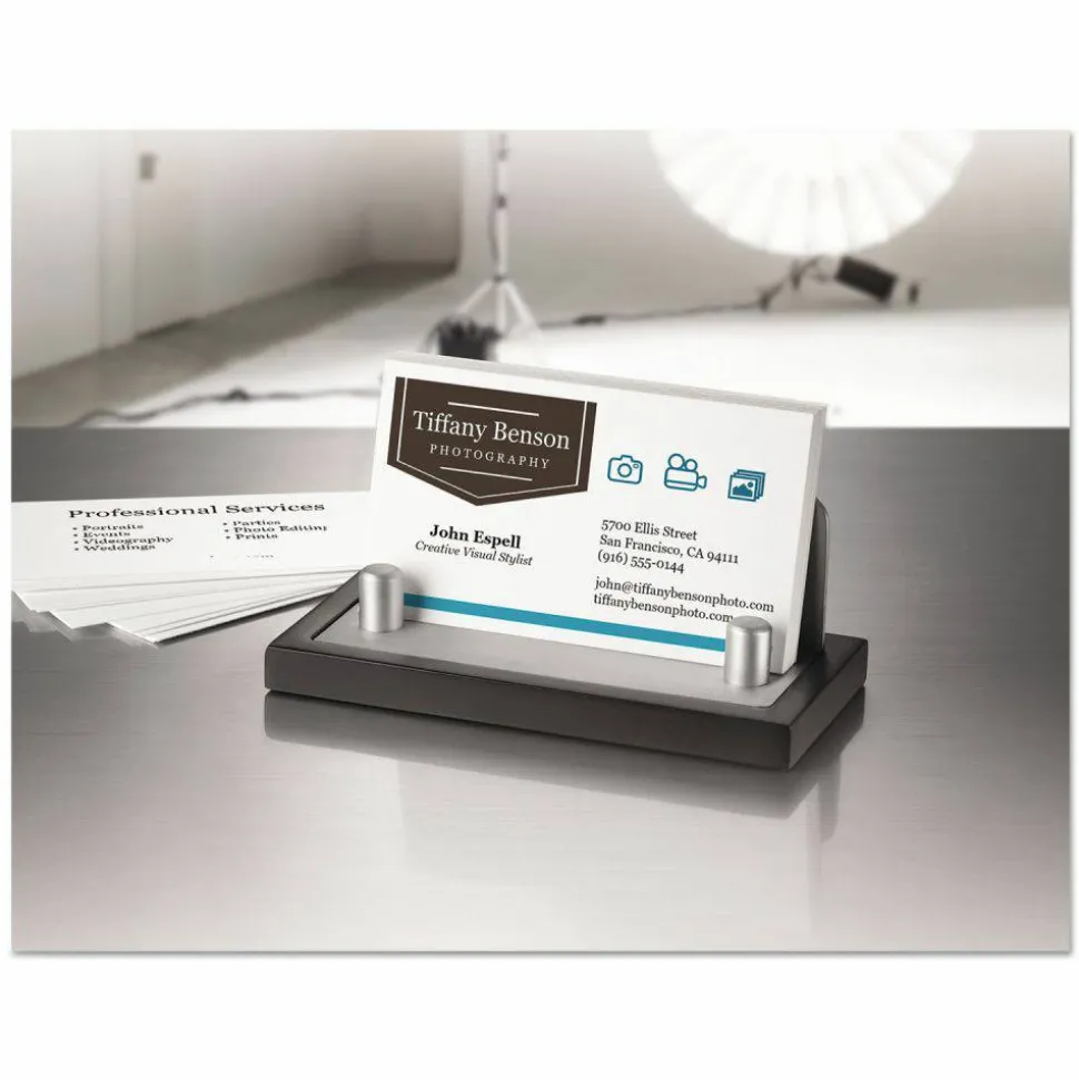 Avery Printable Clean Edge Business Cards With Sure Feed Technology For Inkjet Printers, 2" x 3-1/2", White, Pack Of 1,000 Blank Cards